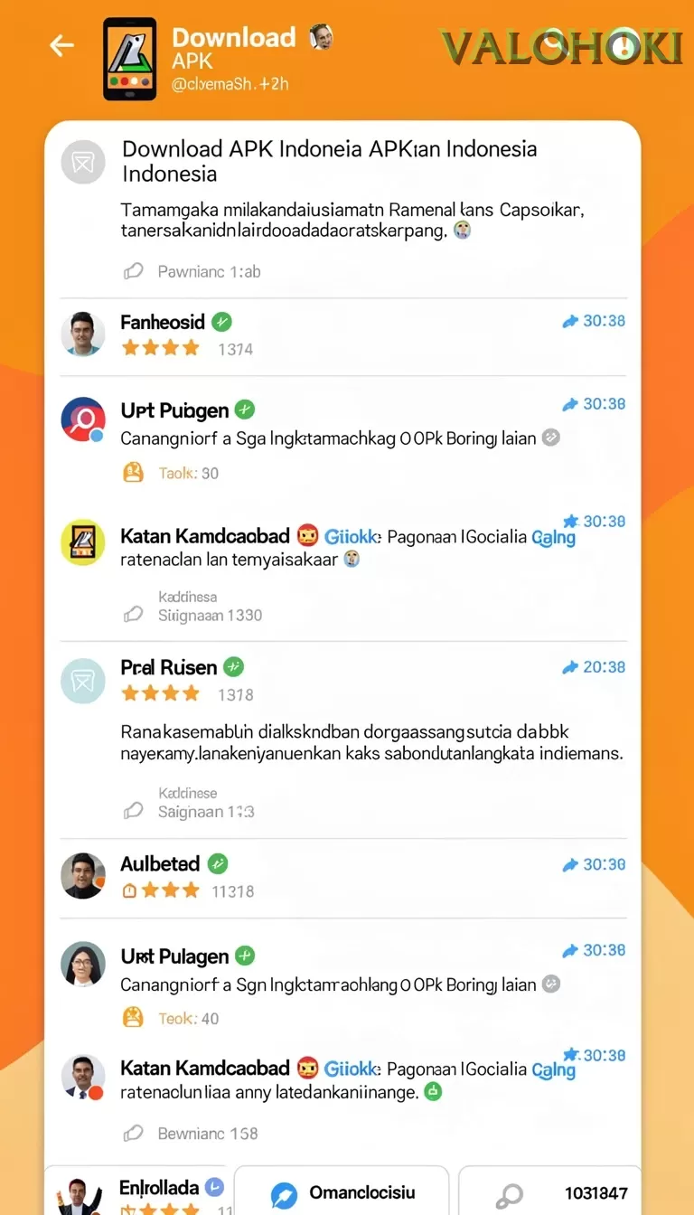 Cuplikan layar LIMATOGEL — menu navigasi